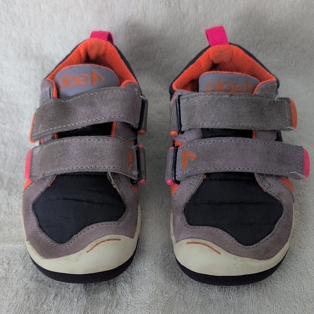 PLAE Orange and Purple Velcro Sneakers with Reinforced Toe